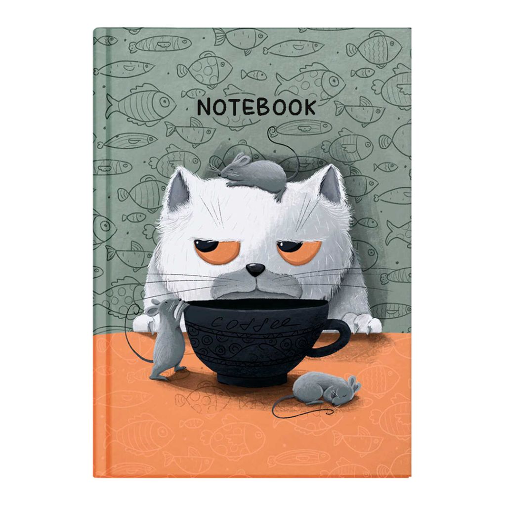 Записная книжка "Notebook" арт. 61481 ГРУСТНЫЙ КОТ