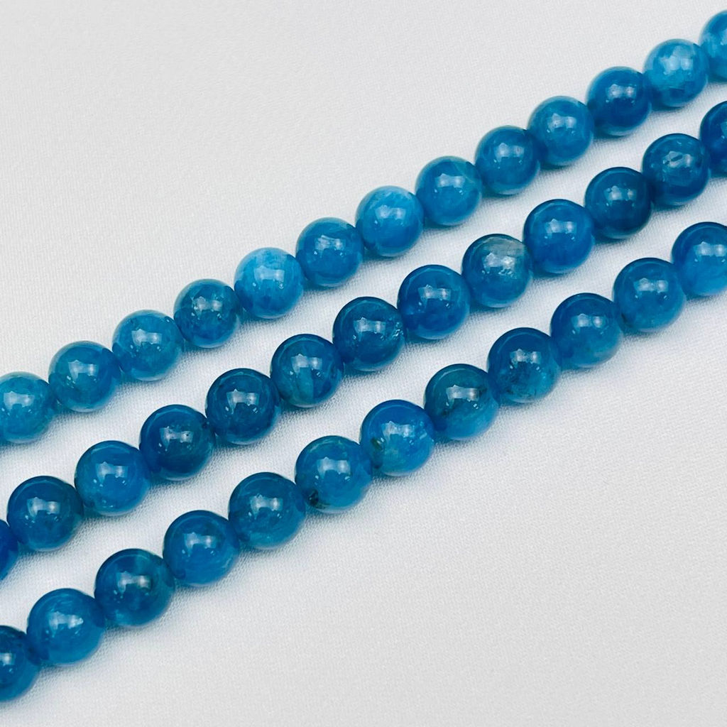 Бусины для украшений из Апатита (60 бусин) 39 см