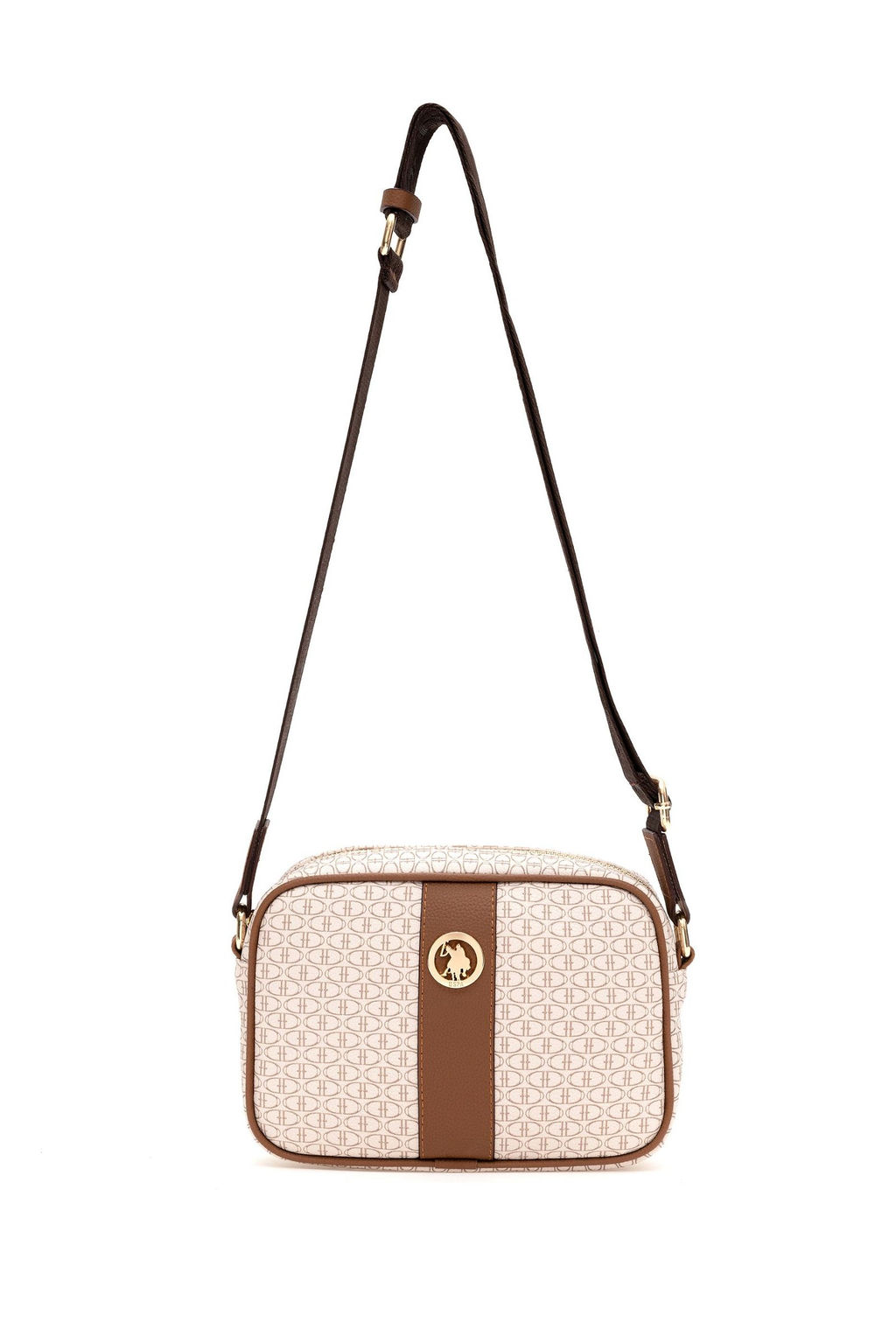 Женская бежевая сумка через плечо Неожиданная скидка в корзине - U.s. polo assn фото 6