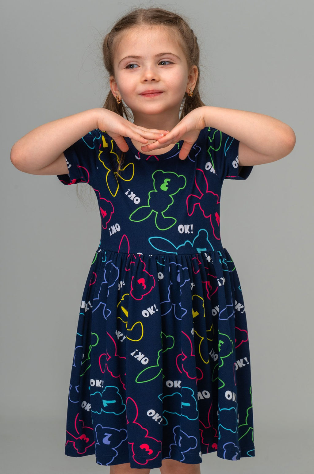 Летнее платье из бамбука для девочки Happyfox