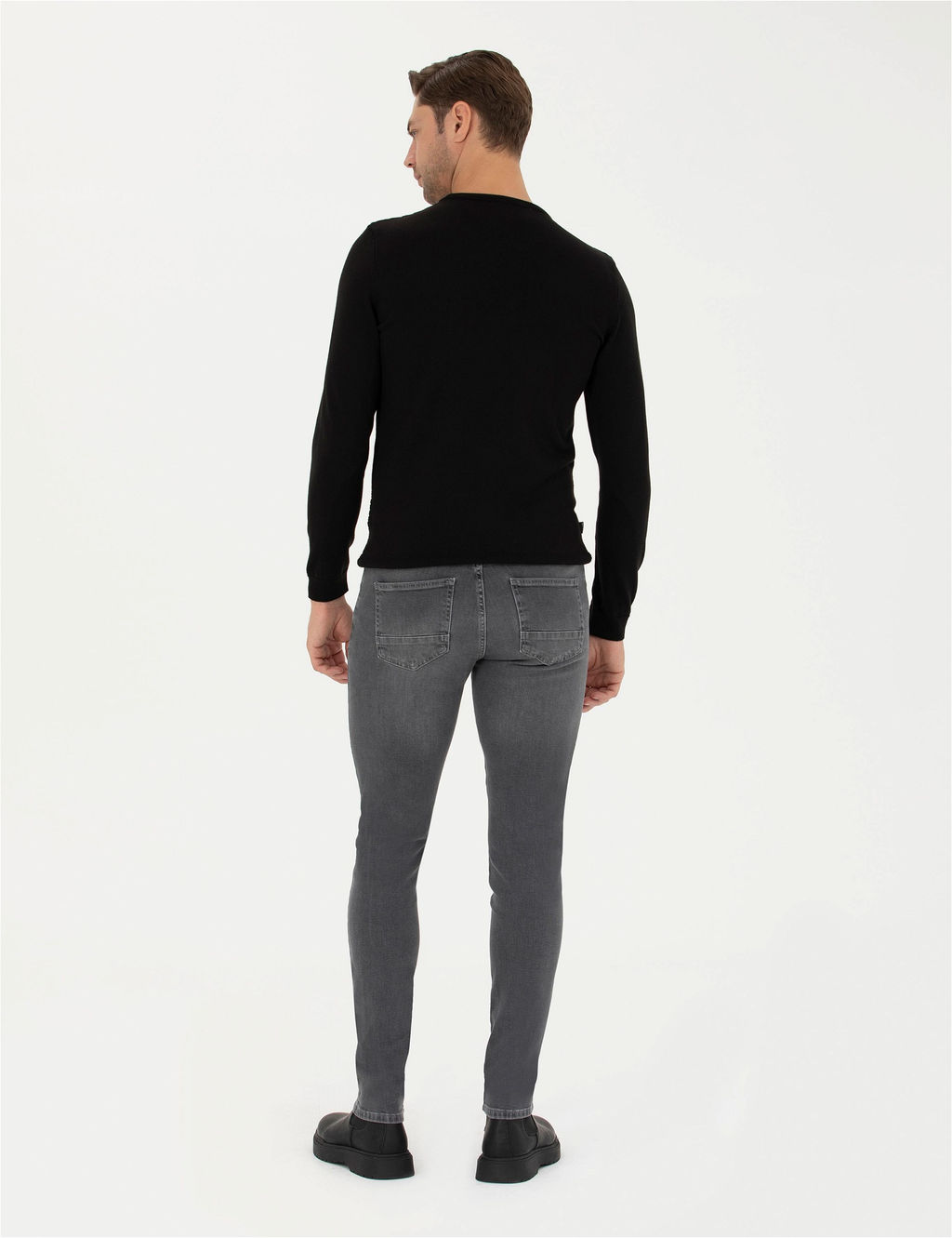 Gri Slim Fit Jean Pantolon - Pierre cardin фото 4