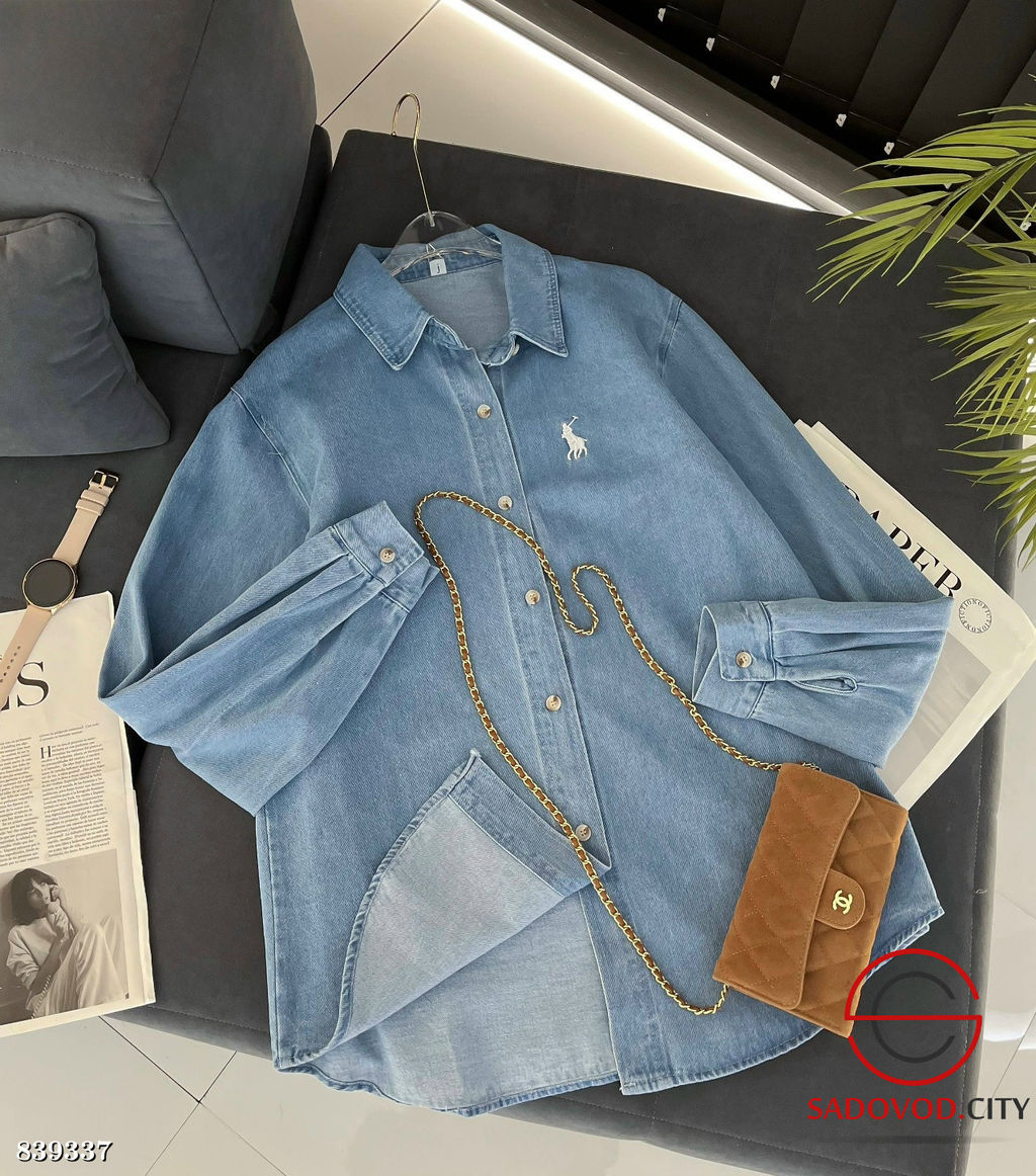 Рубашка джинсовая женская - Bruno фото 2