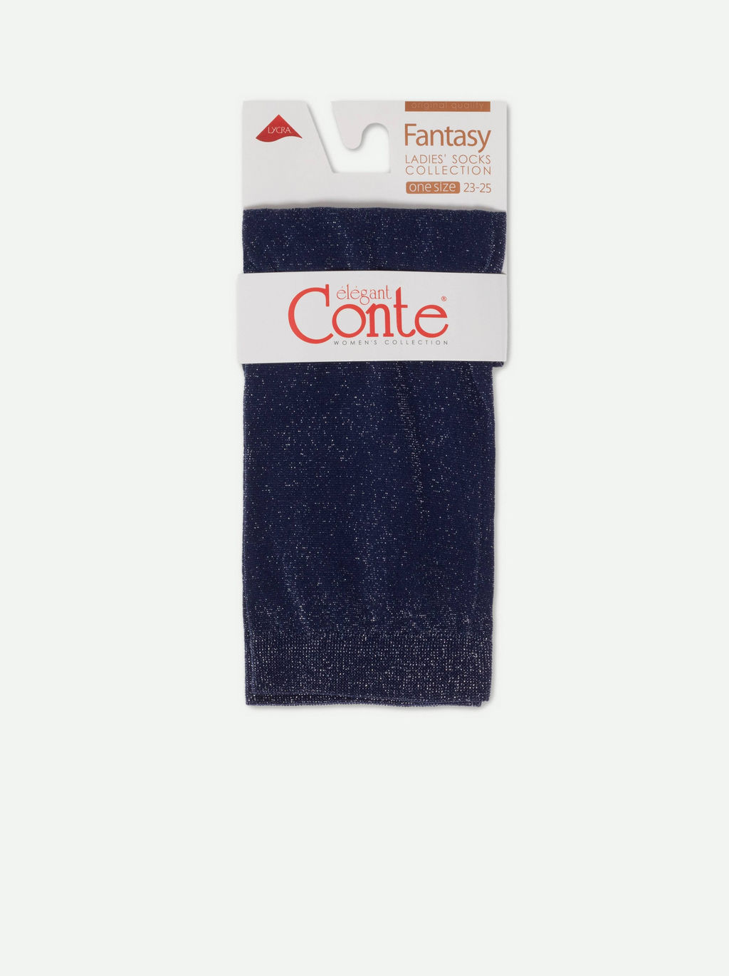 Цена за 2 пары. Носки Классические CONTE Сияющие носки с люрексом marino - Conte elegant фото 2