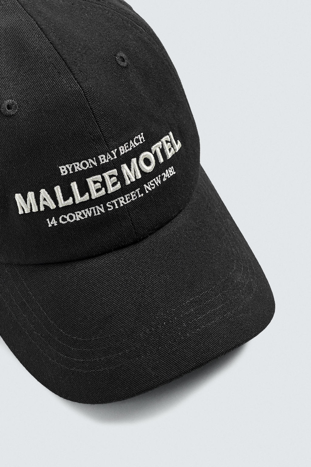 CAP WITH EMBROIDERED TEXT - Zara фото 3