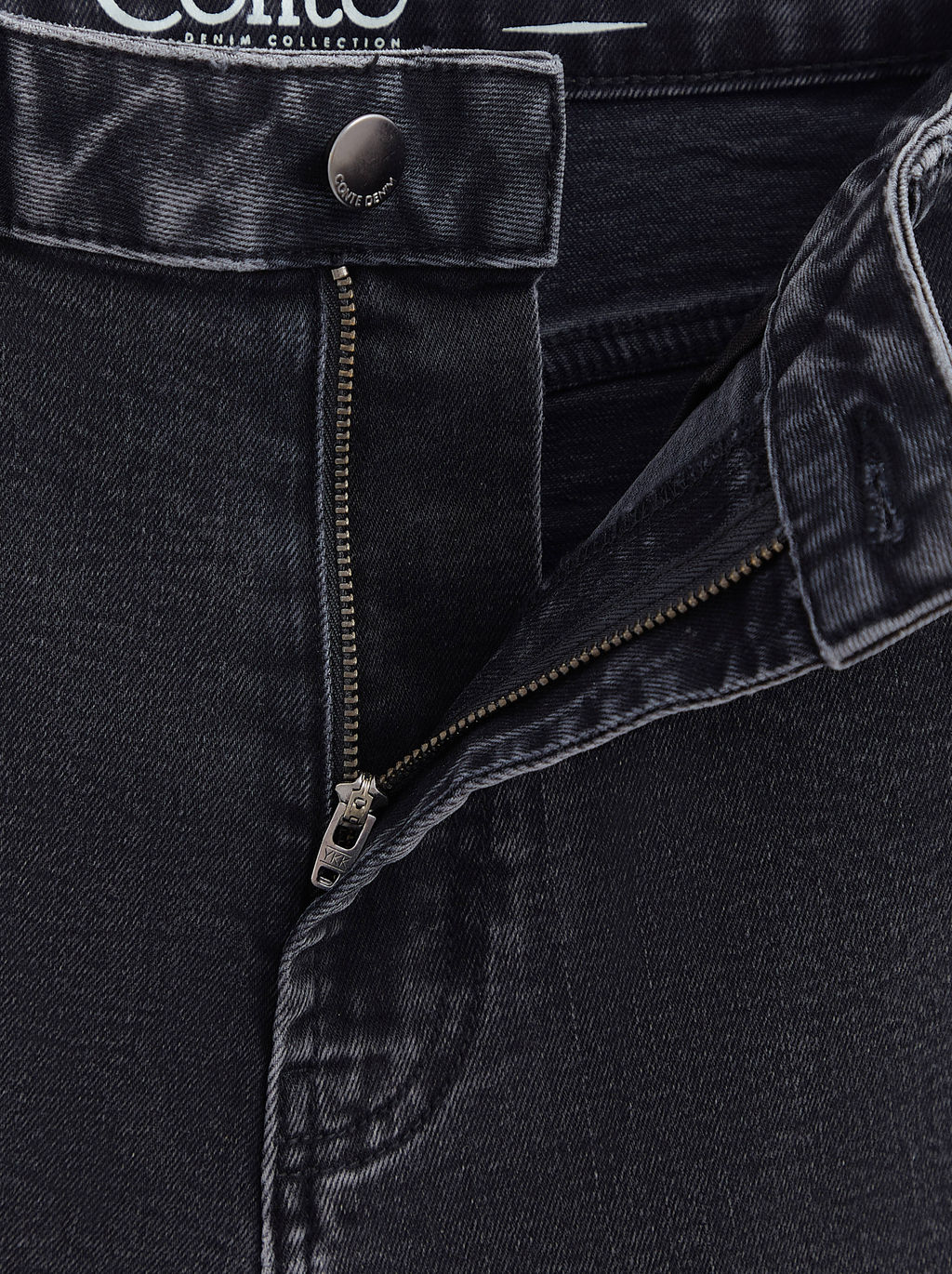 CONTE CON-515 Джинсы mom с вытачками по карманам washed black