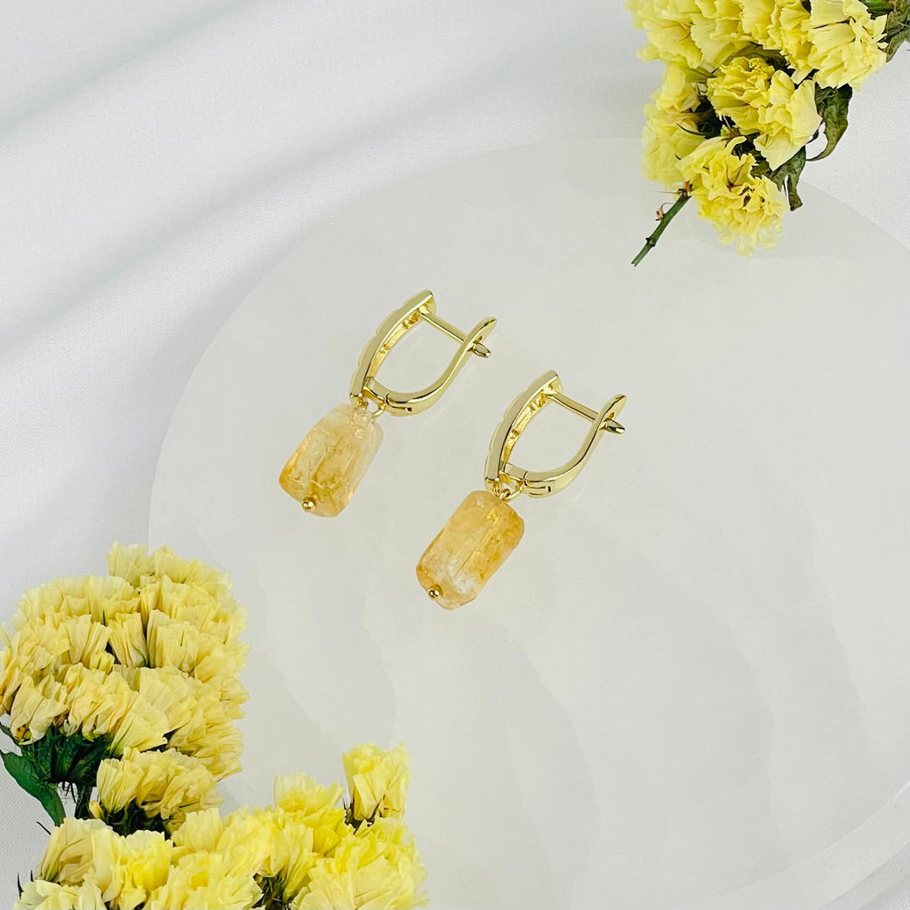 Серьги из Цитрина - Радуга самоцветов фото 2