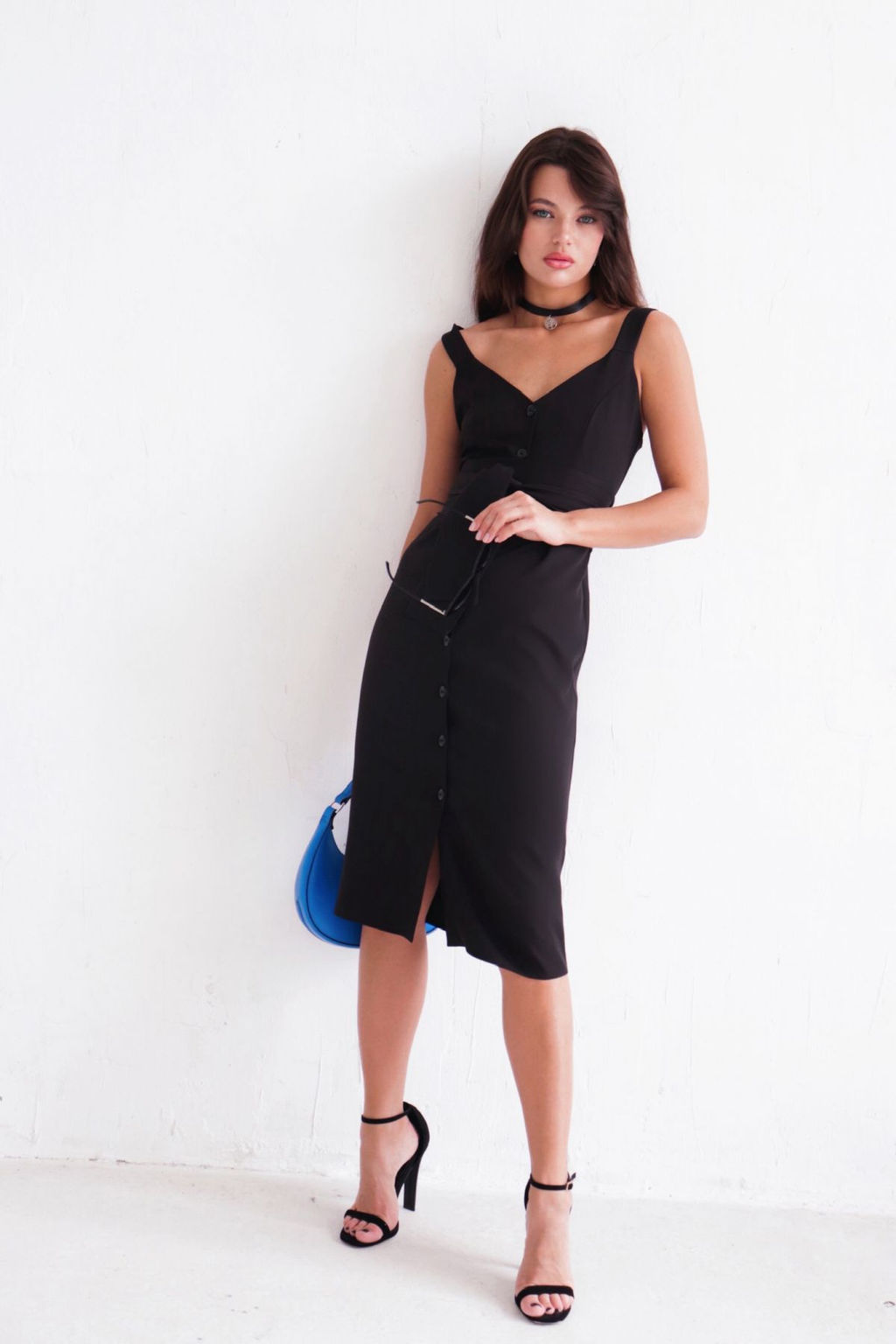 Сарафан классический чёрный - Martichelli фото 4