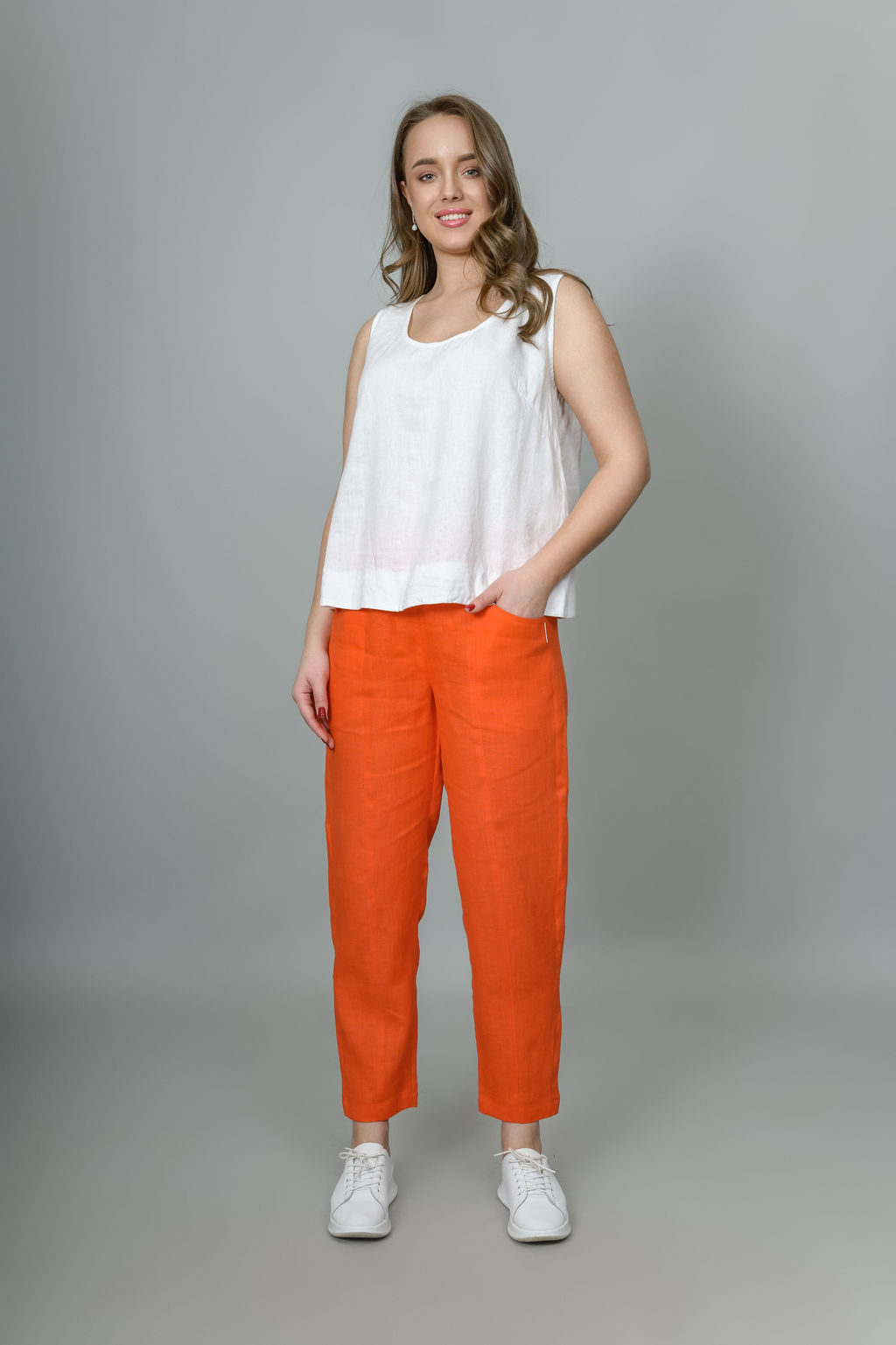 Топ 70% лен+ 30% вискоза