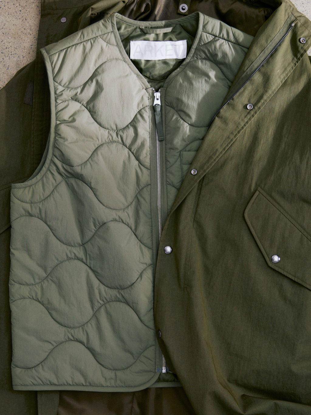 Parka en mezcla de algod?n - H&m фото 3