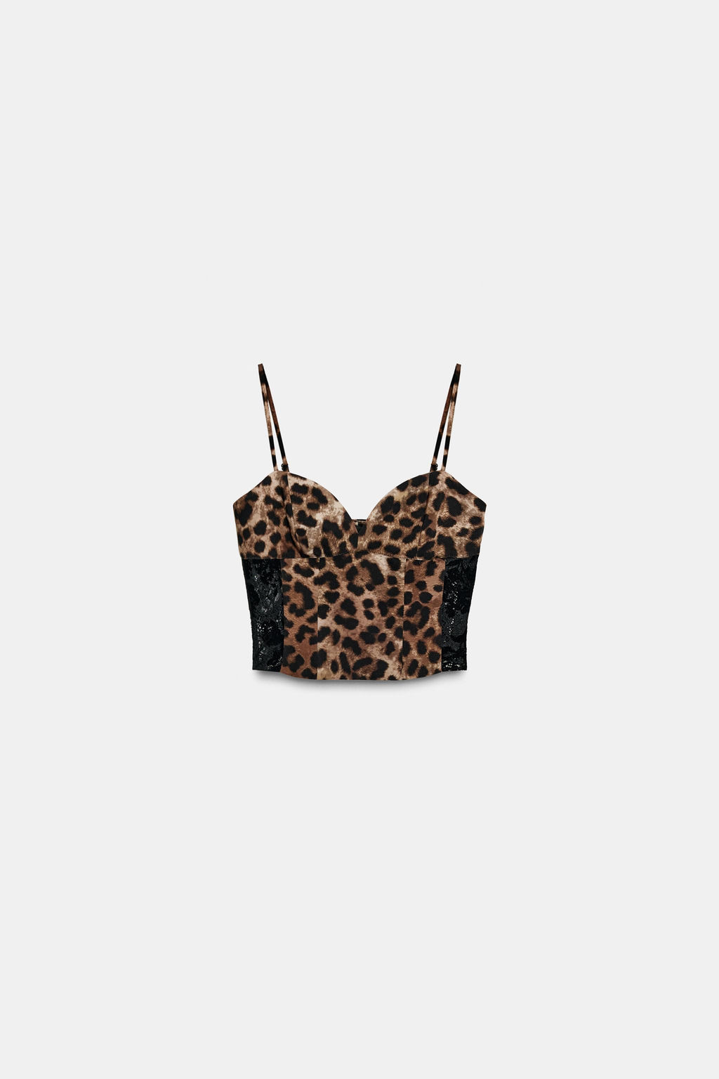 ANIMAL PRINT LACE TOP - Zara фото 6