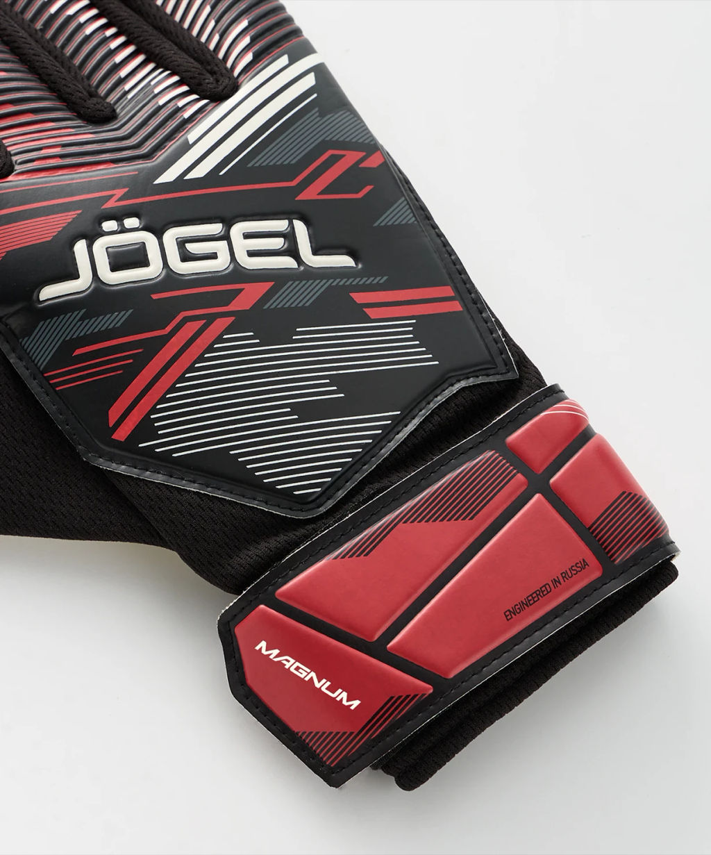 Перчатки вратарские JOGEL Magnum AL3 Flat, черный  фото 3