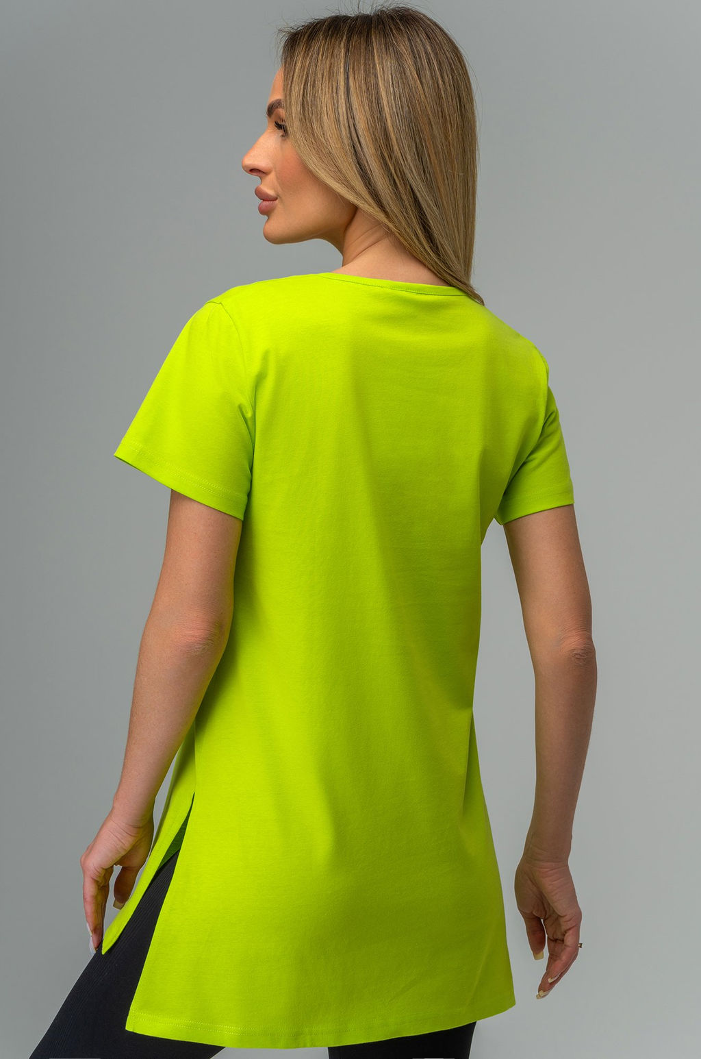 Удлиненная женская футболка с разрезами Happyfox - Happy fox фото 4