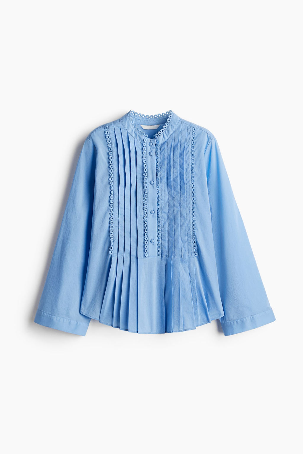 Blusa de algodon con jaretas - H&m фото 5
