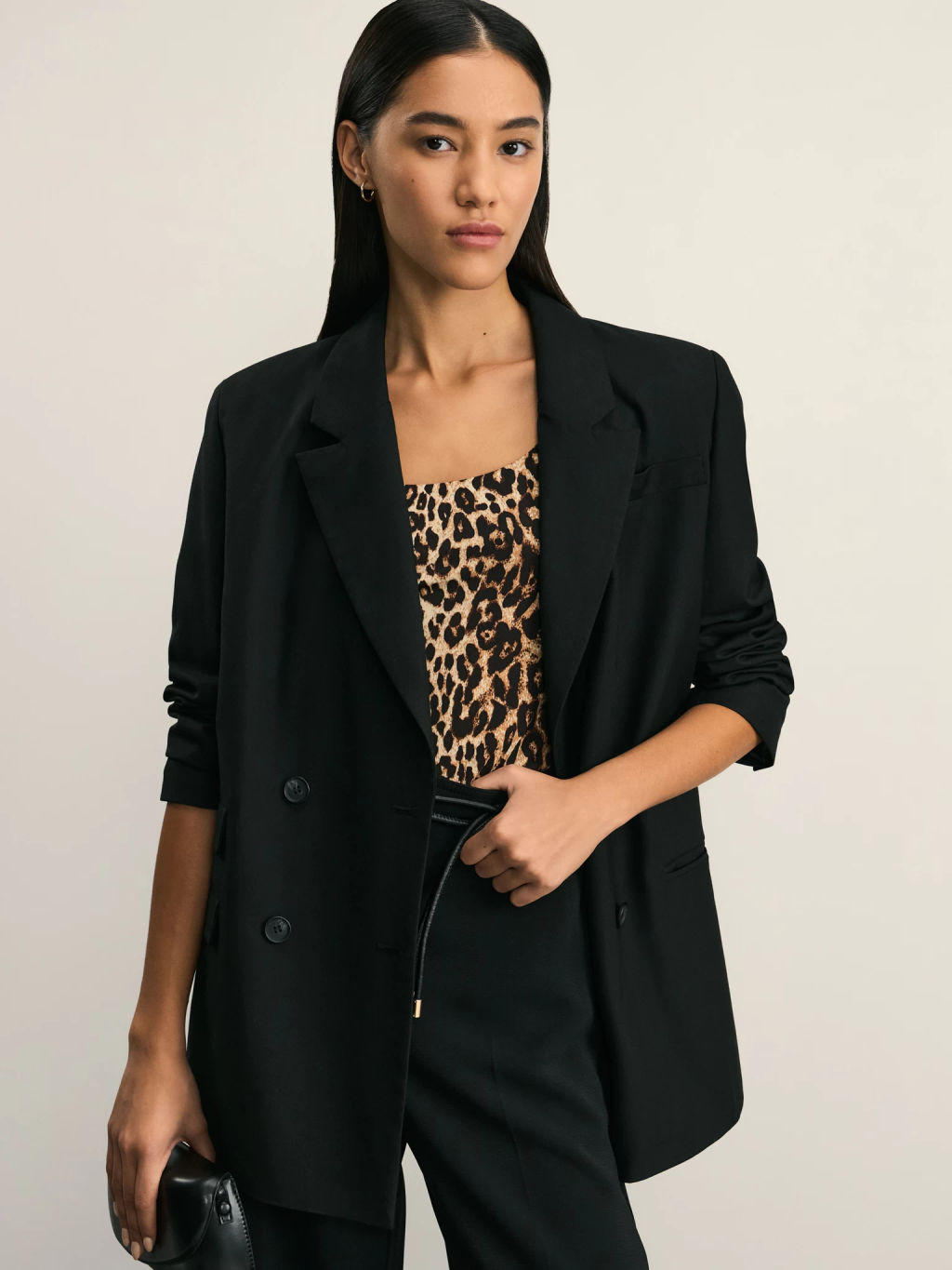 Базовый топ с широкими бретелями с принтом / Zarina  фото 2