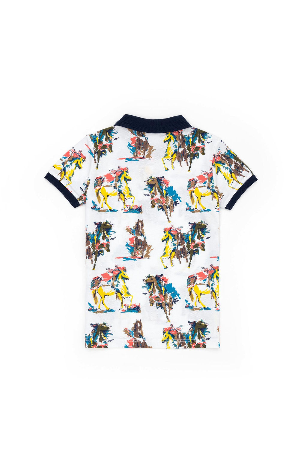 U. S. Polo Assn Белая футболка с воротником-поло для мальчика - U.s. polo assn фото 3