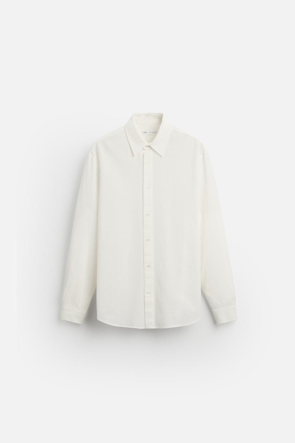 TEXTURED JACQUARD SHIRT - Zara фото 6