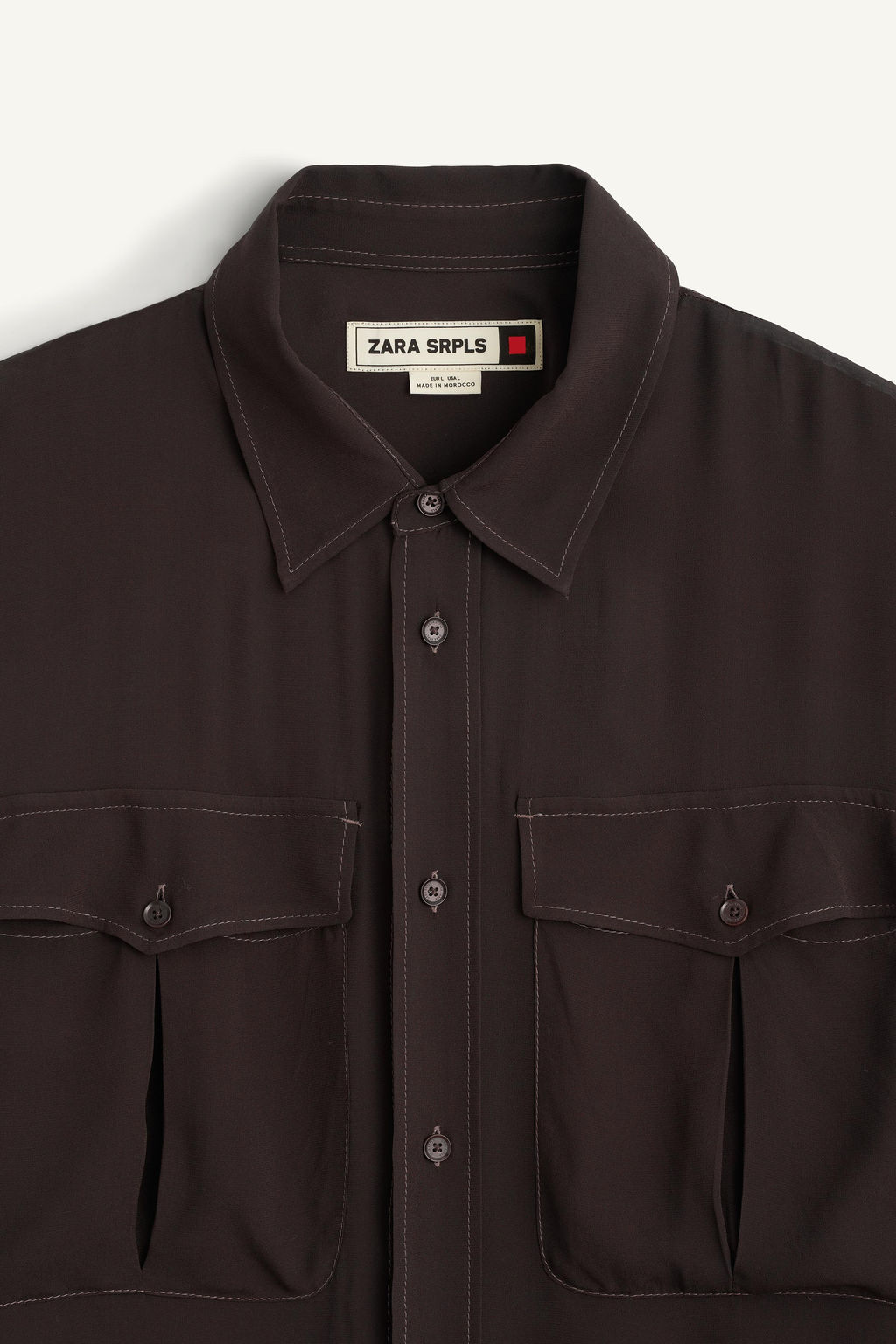 BRWN SHRT - Zara фото 5