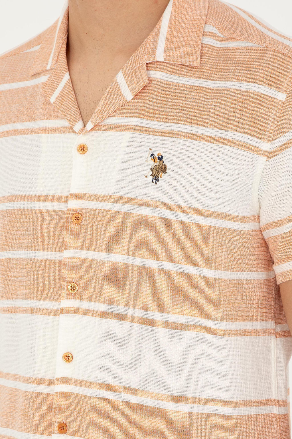 Мужская рубашка с коротким рукавом в плитку - U.s. polo assn фото 7