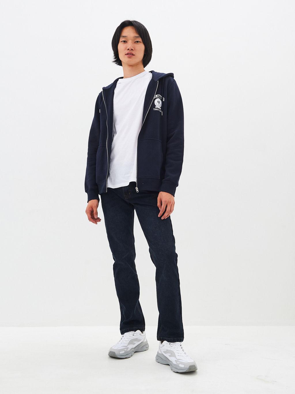 Утепленные мужские джинсы прямые кроя с начесом - Mossmore фото 4