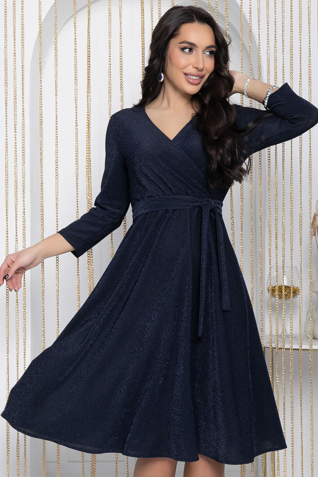 Платье Та самая (темно-синее) П12112 - Lt collection фото 5