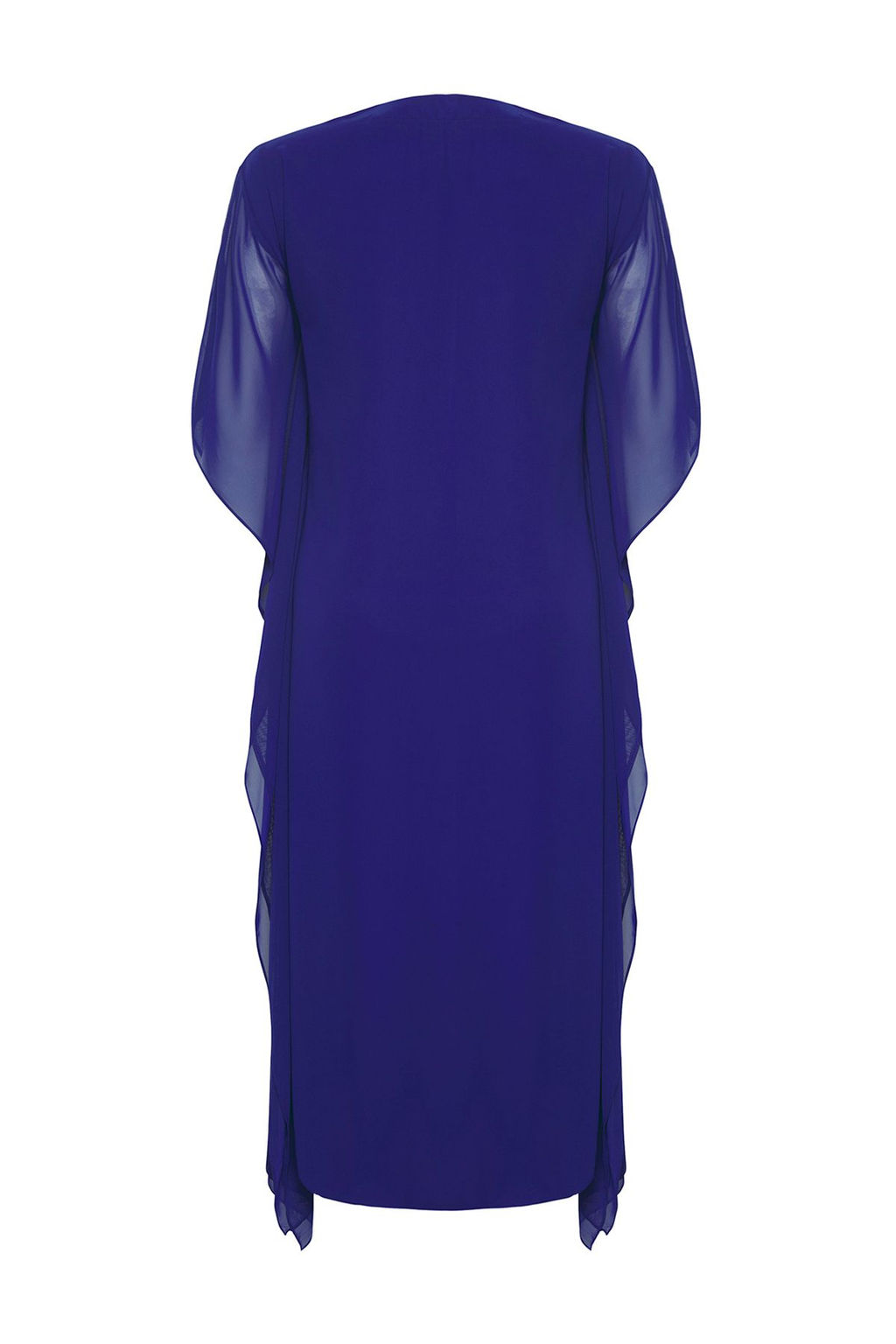 TRENDYOLMILLA Saks Payet Detayl? Par?lt?l? Sifon Dokuma Elbise TPRSS25EL00130  фото 6
