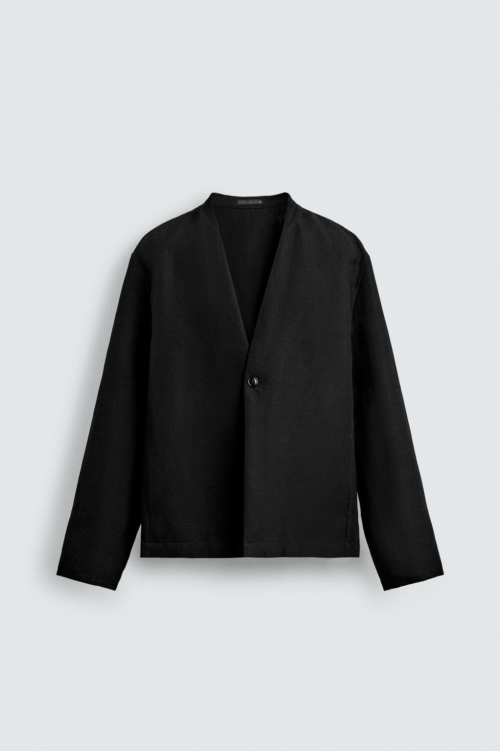 COTTON-LINEN SUIT BLAZER - Zara фото 6