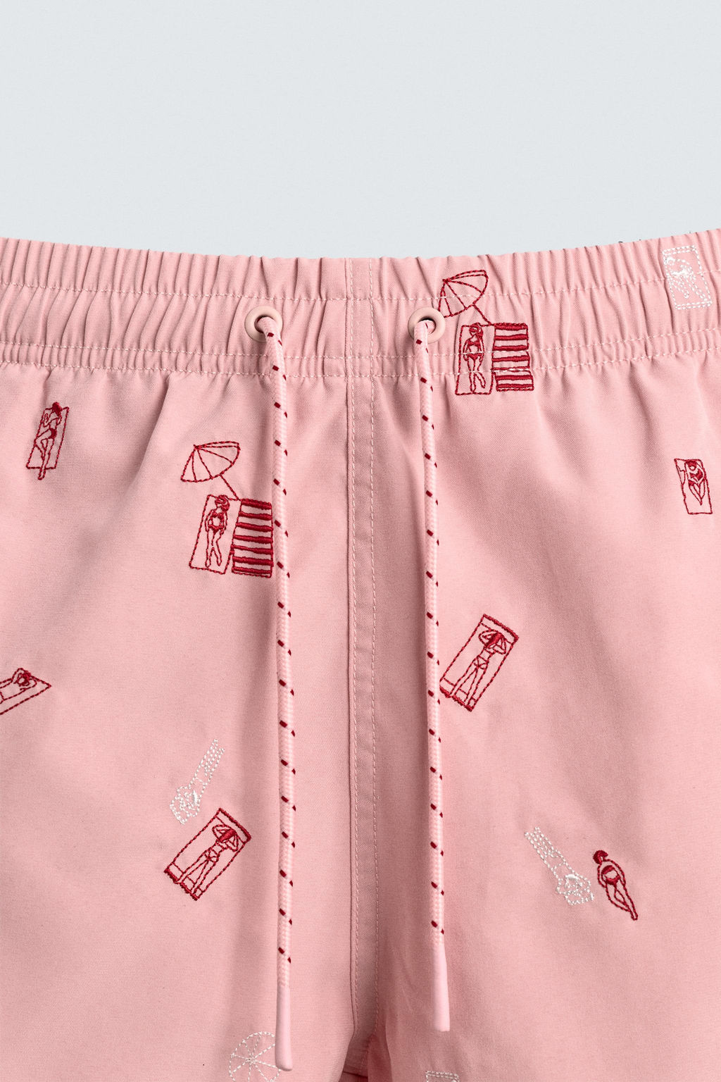 SWIMMING TRUNKS WITH COMBINED EMBROIDERY - Zara фото 9