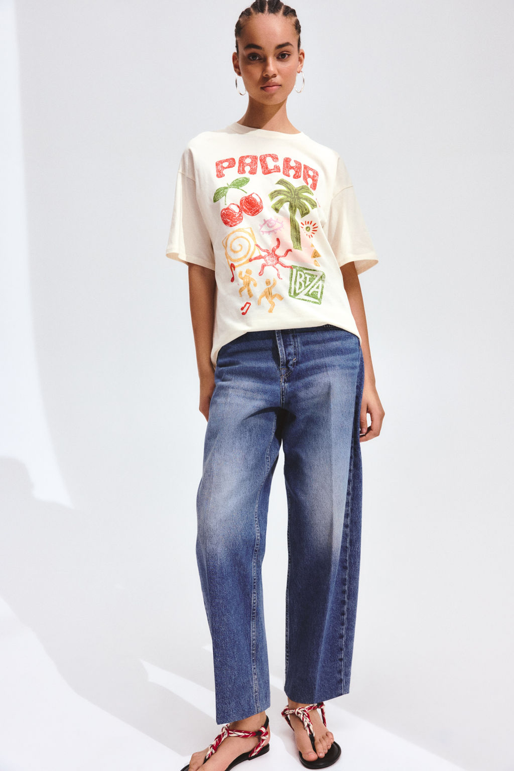Camiseta oversize con motivo estampado - H&m фото 10