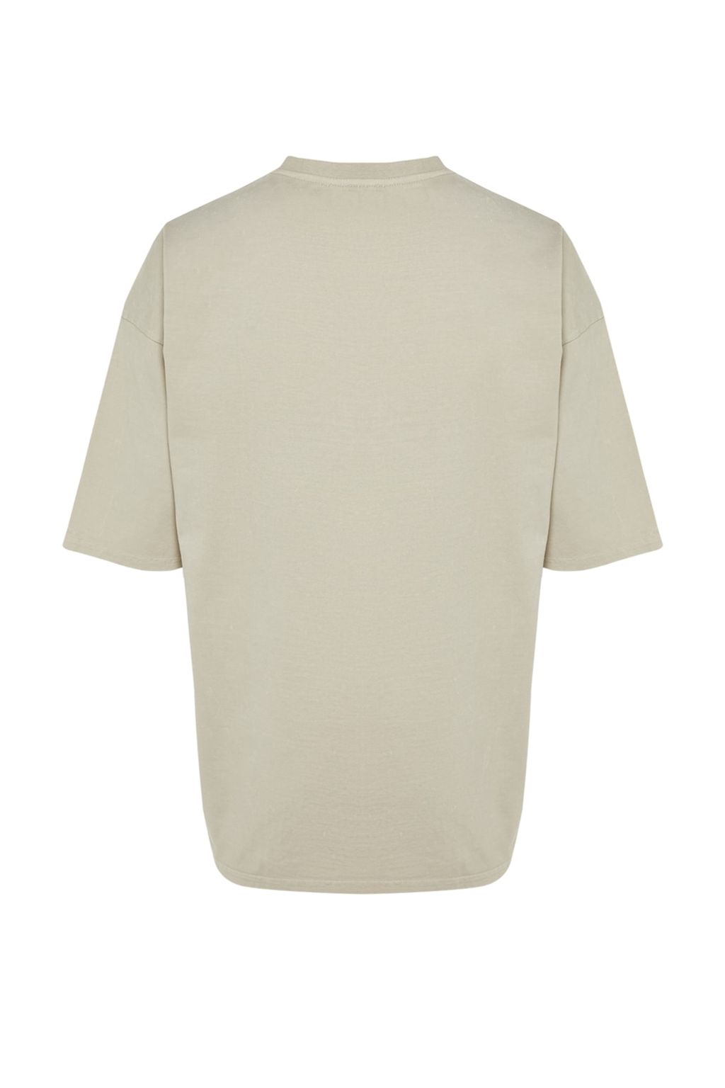TRENDYOL MAN Premium Antrasit Oversize/Genis Kesim Soluk Efektli %100 Pamuklu T-Shirt TMNSS23TS00153 - Trendyolmilla фото 17