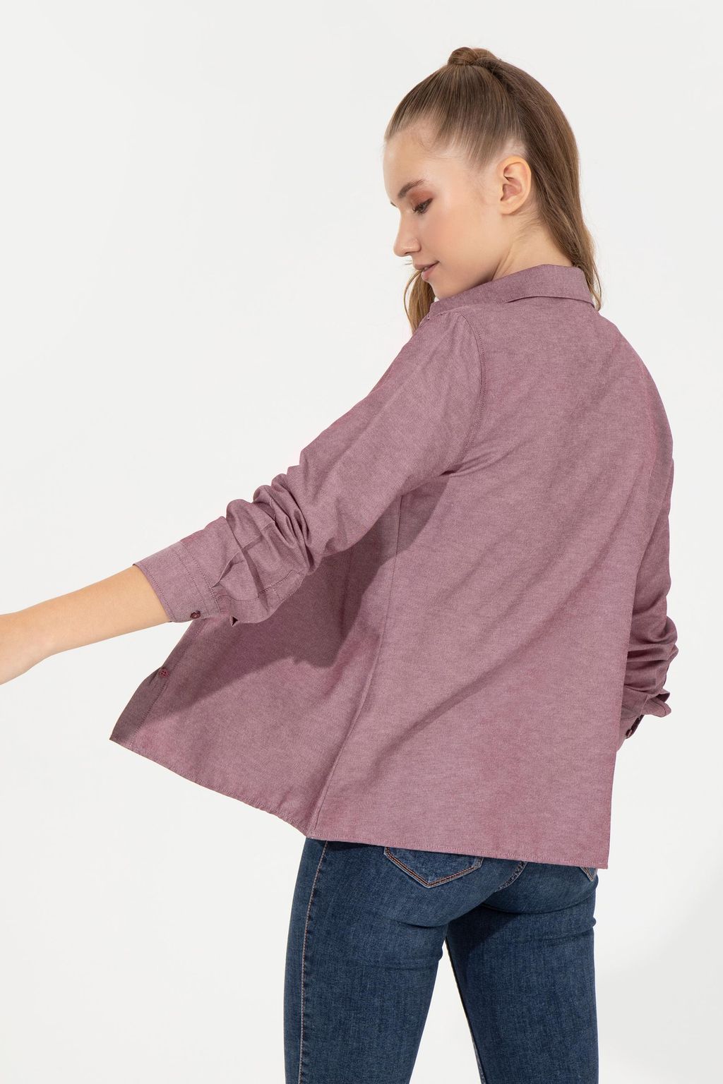 Женская рубашка Cherry с длинным рукавом Basic - U.s. polo assn фото 5