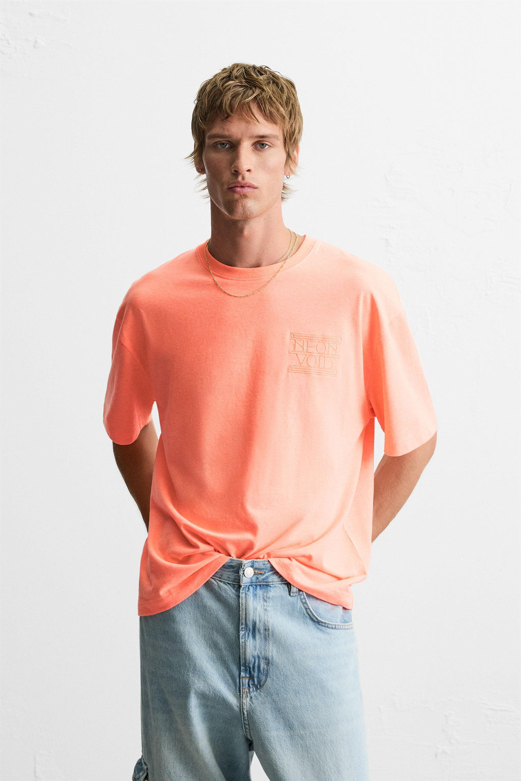 EMBROIDERED SLOGAN T-SHIRT - Zara фото 2