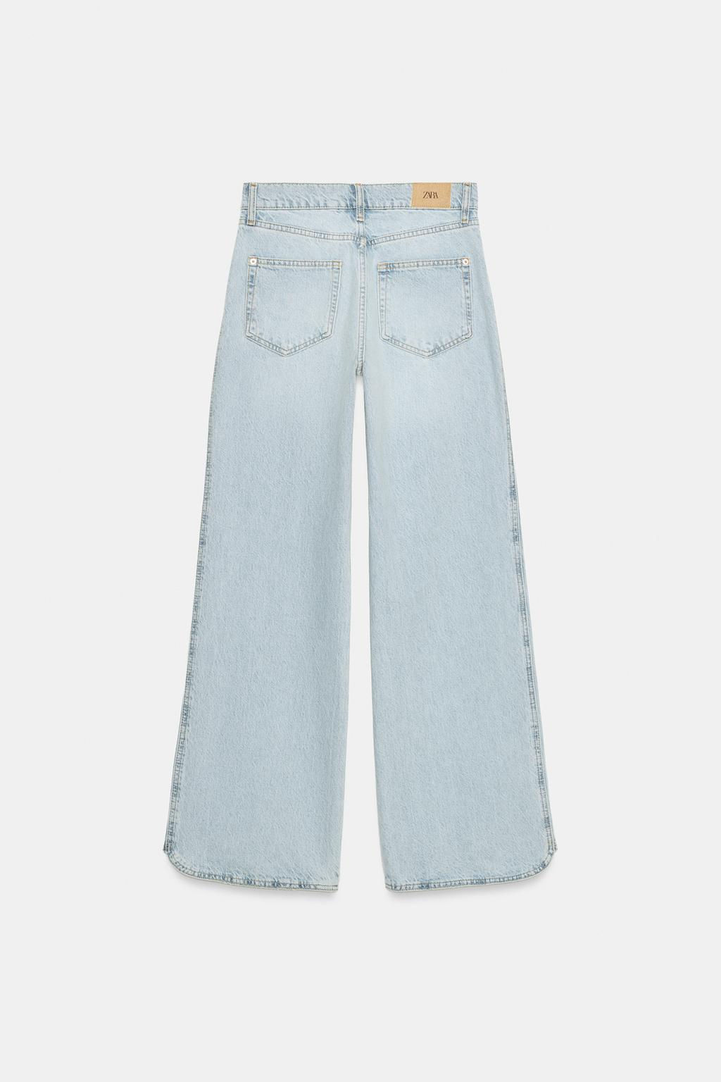 Z1975 STRAIGHT LOW-RISE JEANS WITH SEAM DETAIL - Zara фото 6