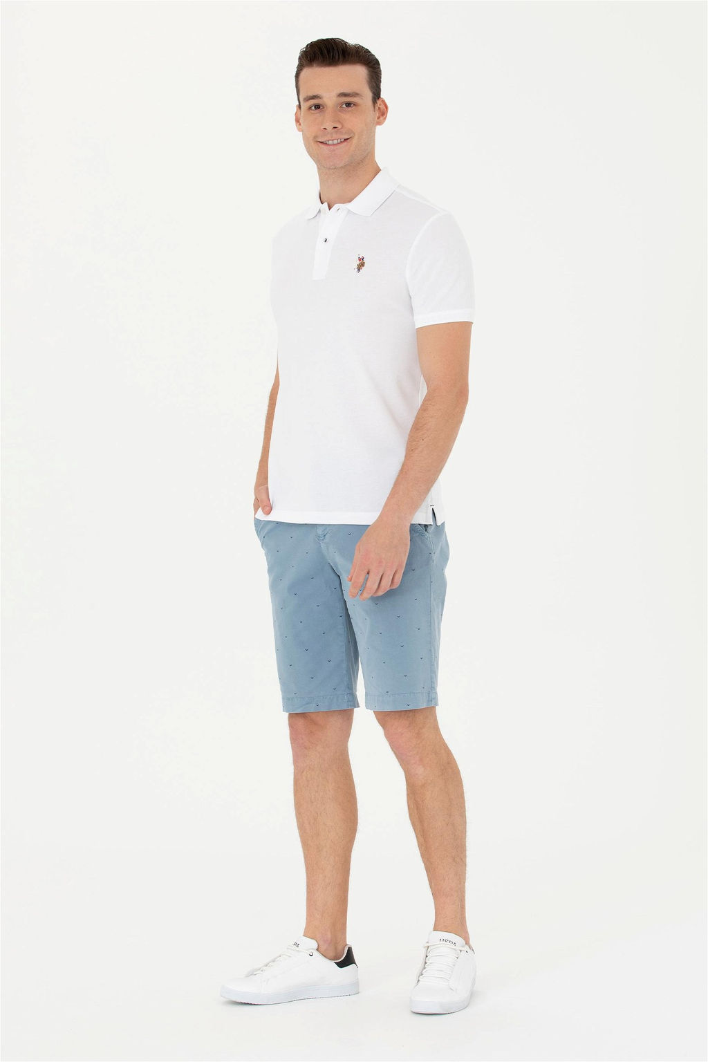 Мужская белая базовая скидка на сюрприз в корзине - U.s. polo assn фото 3