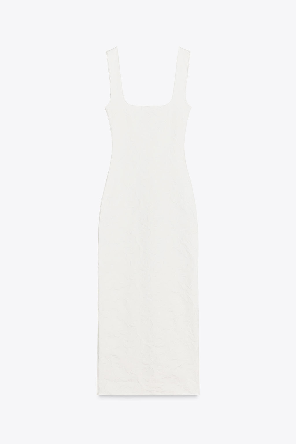 STRETCH SQUARE NECK DRESS - Zara фото 32