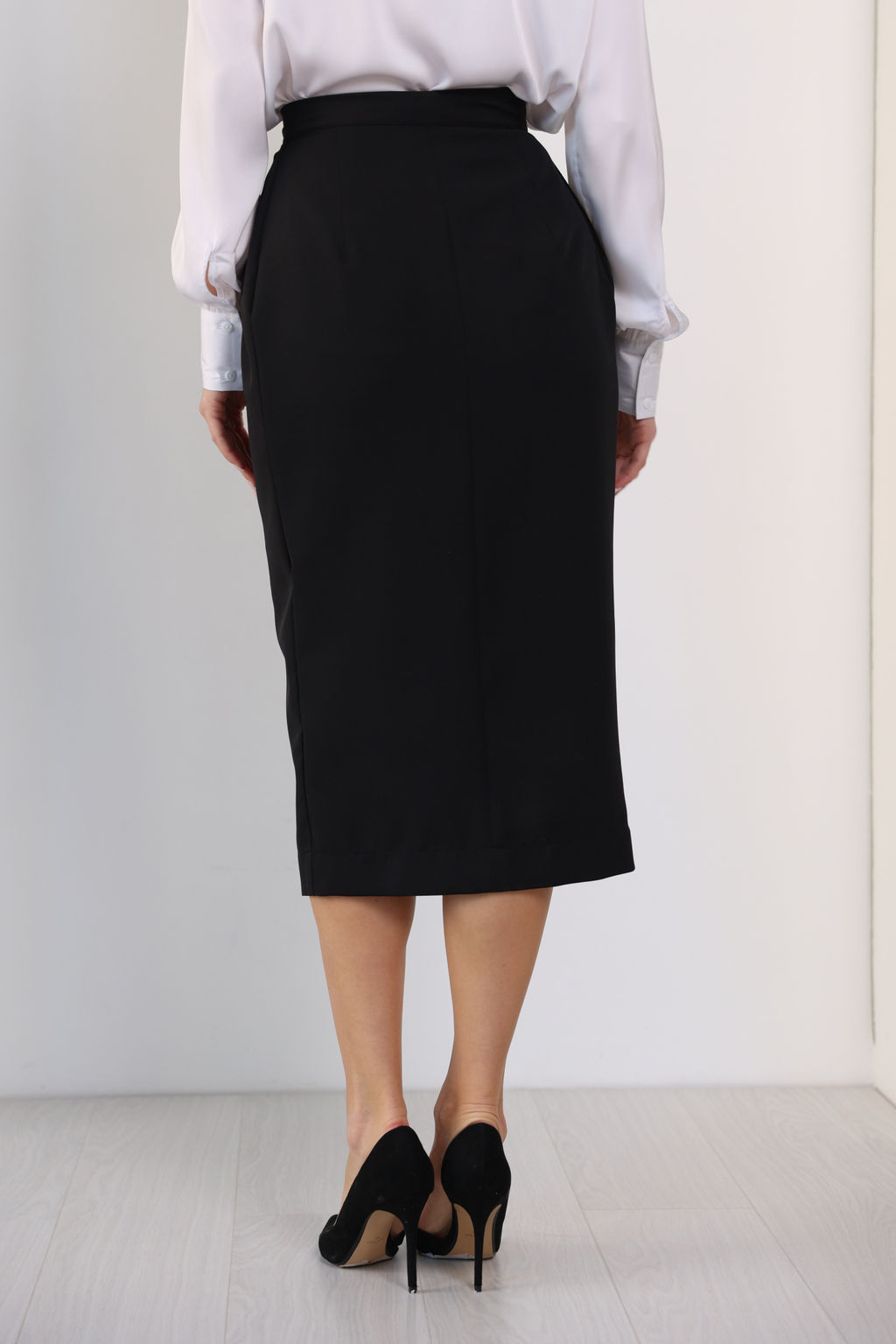 Юбка на запах с защипами на талии - Looklikecat фото 5