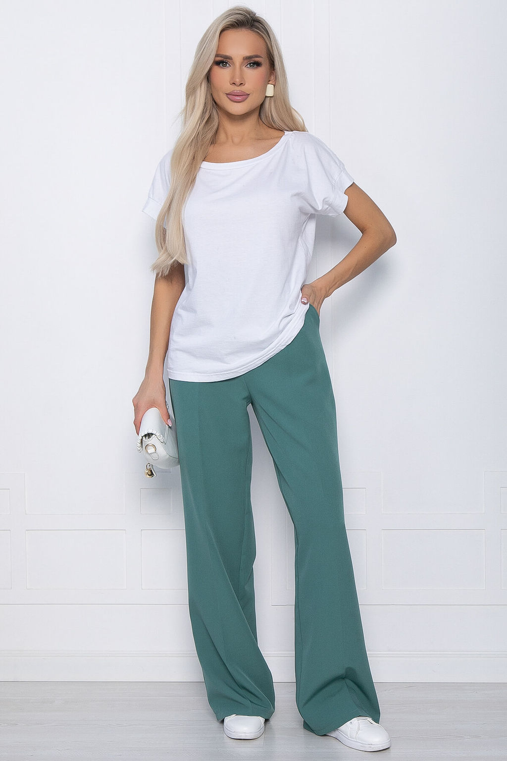 Брюки палаццо(беж) Б9051 - Lt collection фото 12