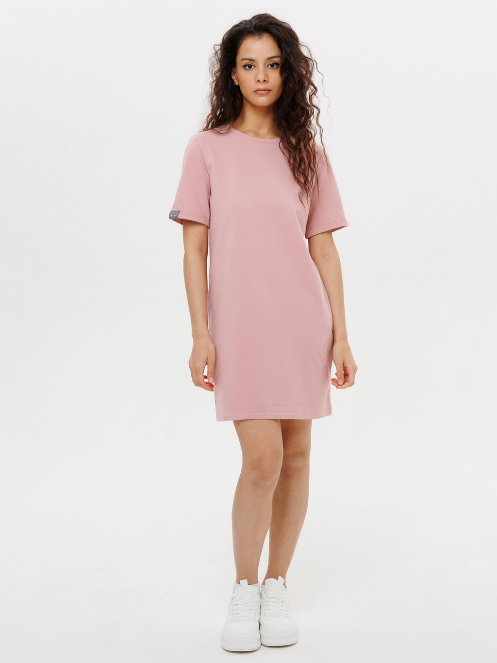 ***Трикотажное платье LINGEAMO пудрово-розовое ВП-05 (102)  фото 7