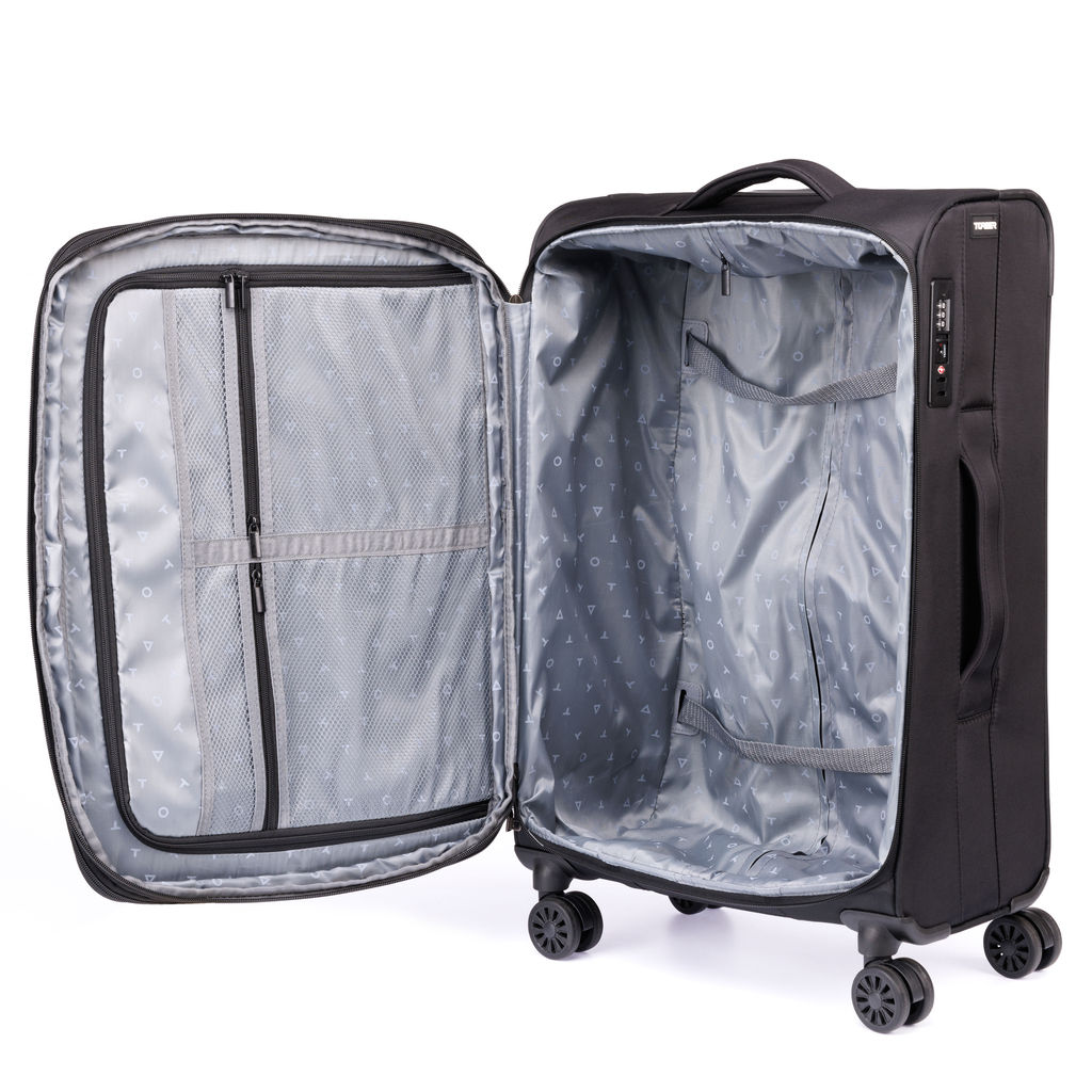 Чемодан TORBER СЕЙД T2021M-Black  фото 2