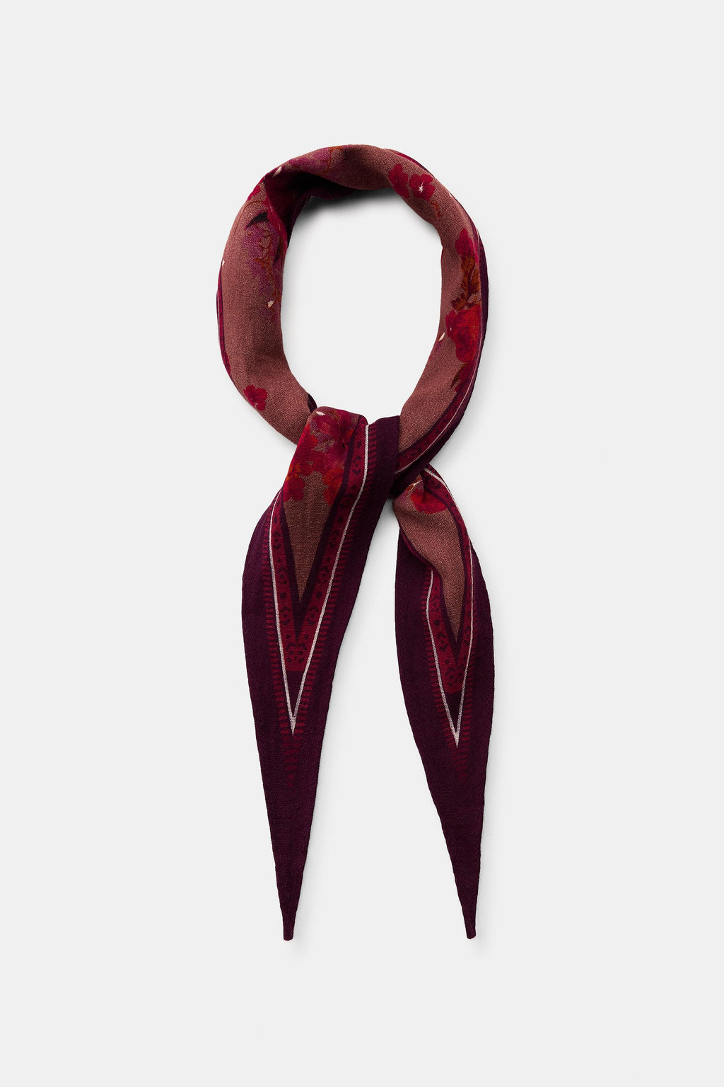 FLORAL PRINT BANDANA - Zara фото 2