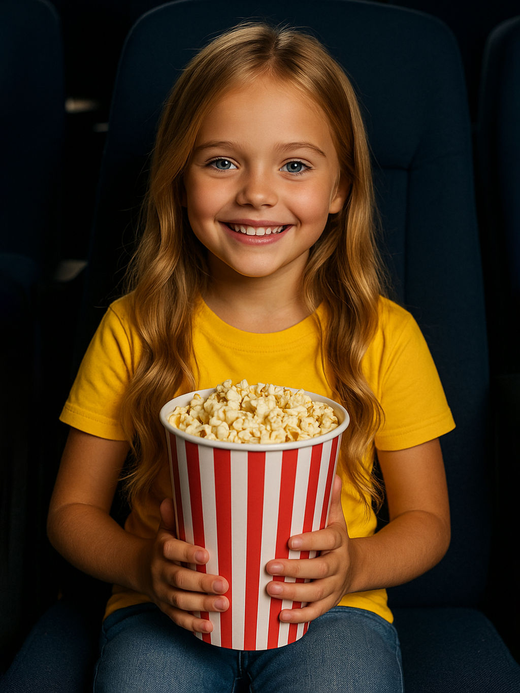 Футболка детская желтая