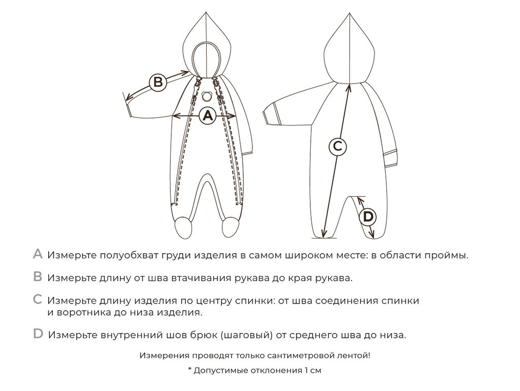 Комбинезон демисезонный с закрытой ножкой Роза 0+ - Bungly фото 3