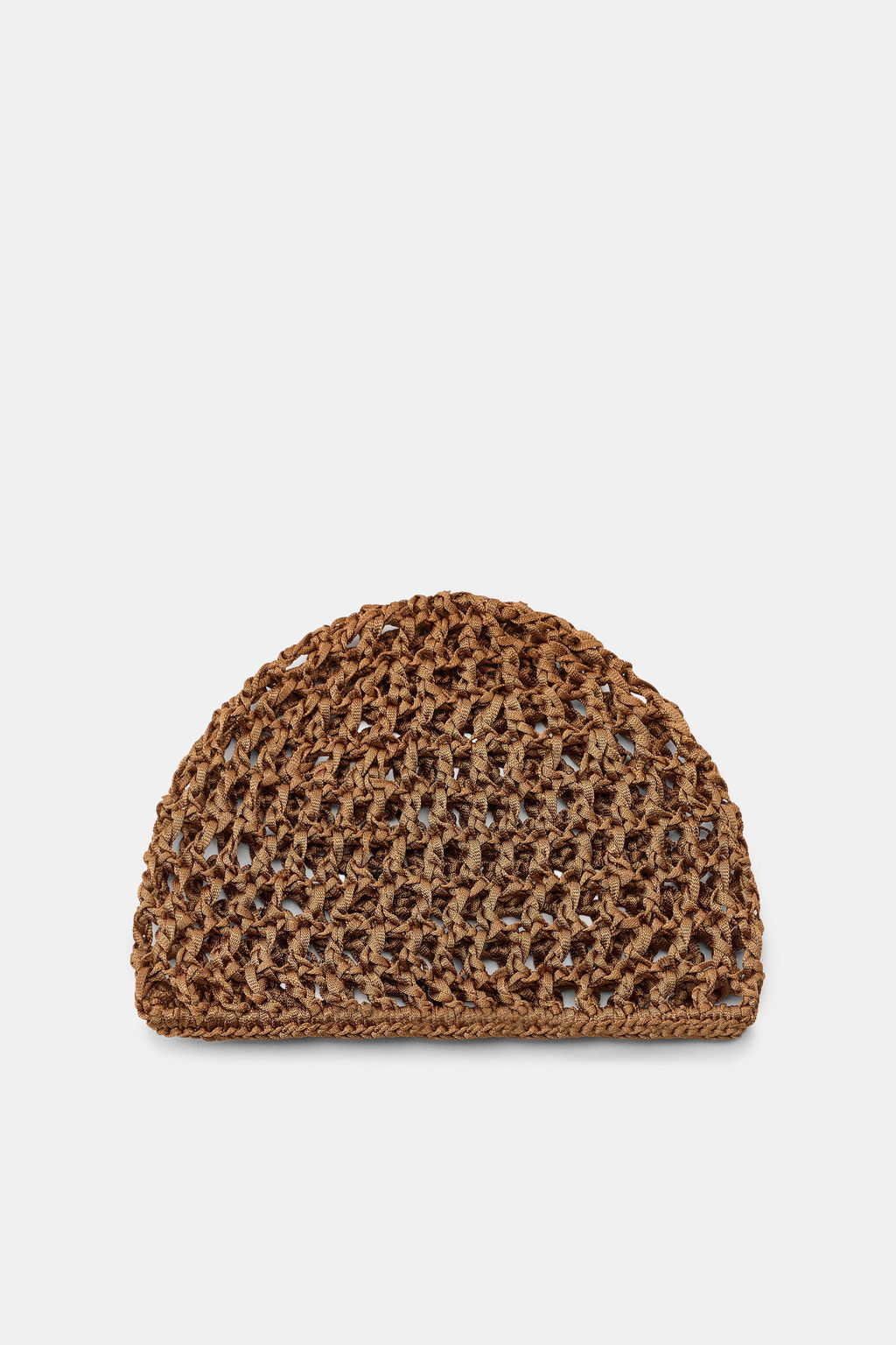 GORRO CASQUETE TRENZADO / Cobre