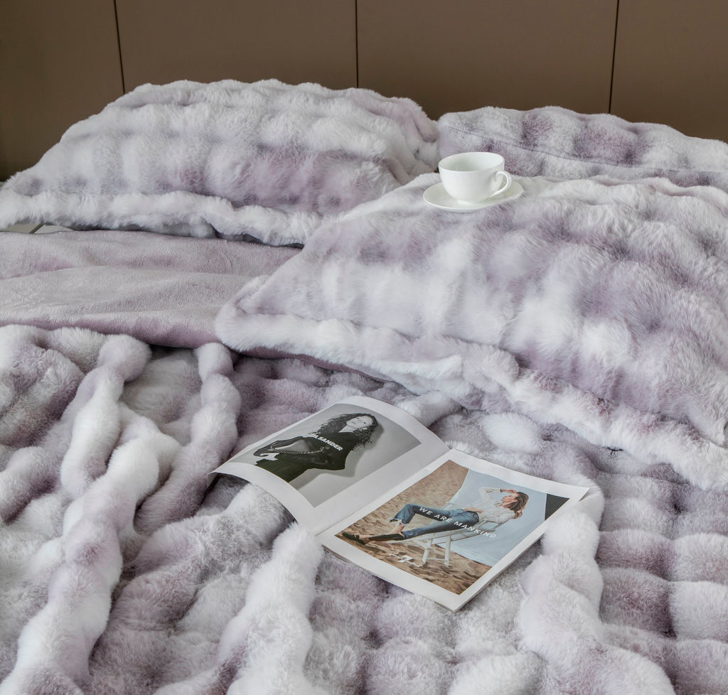 Покрывало декоративное Buffy Premium (дымчатая лаванда) - Kazanov.a. фото 2