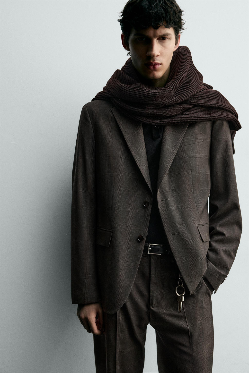 CHECK SUIT BLAZER - Zara фото 7