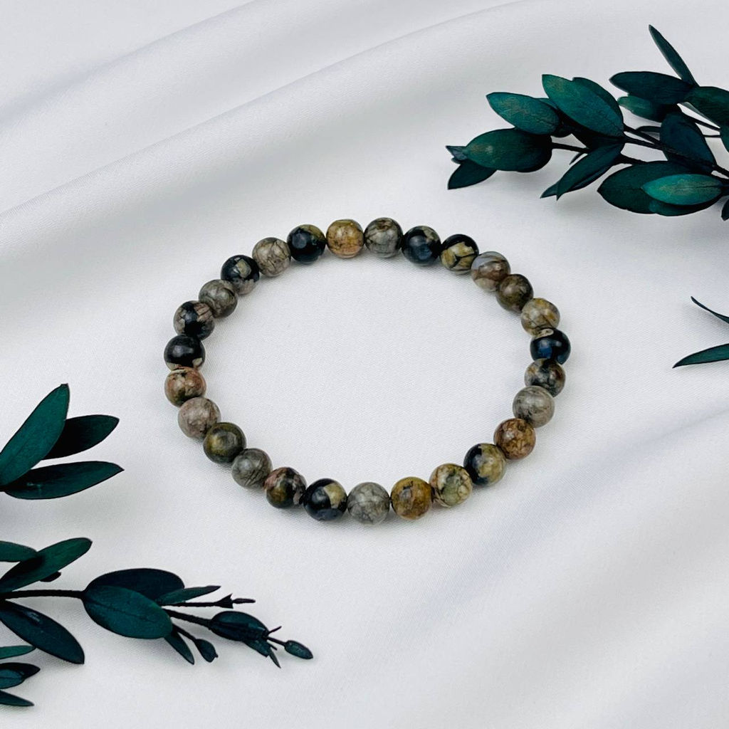 Браслет из камня Яшма - Радуга самоцветов фото 2