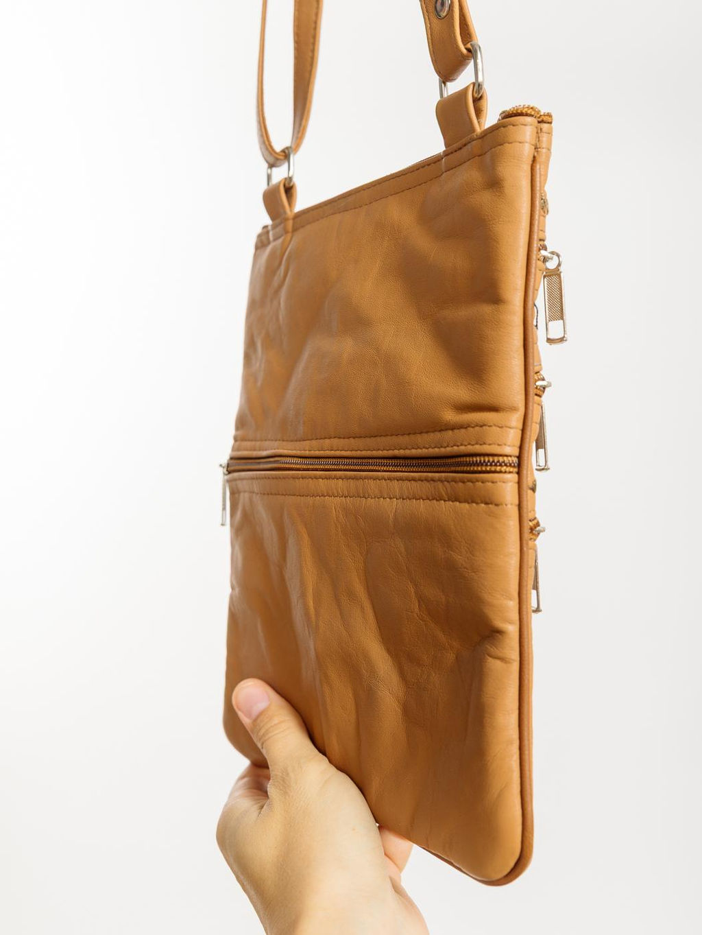 Сумка натуральная кожа через плечо №1114/25 - Ганг фото 4