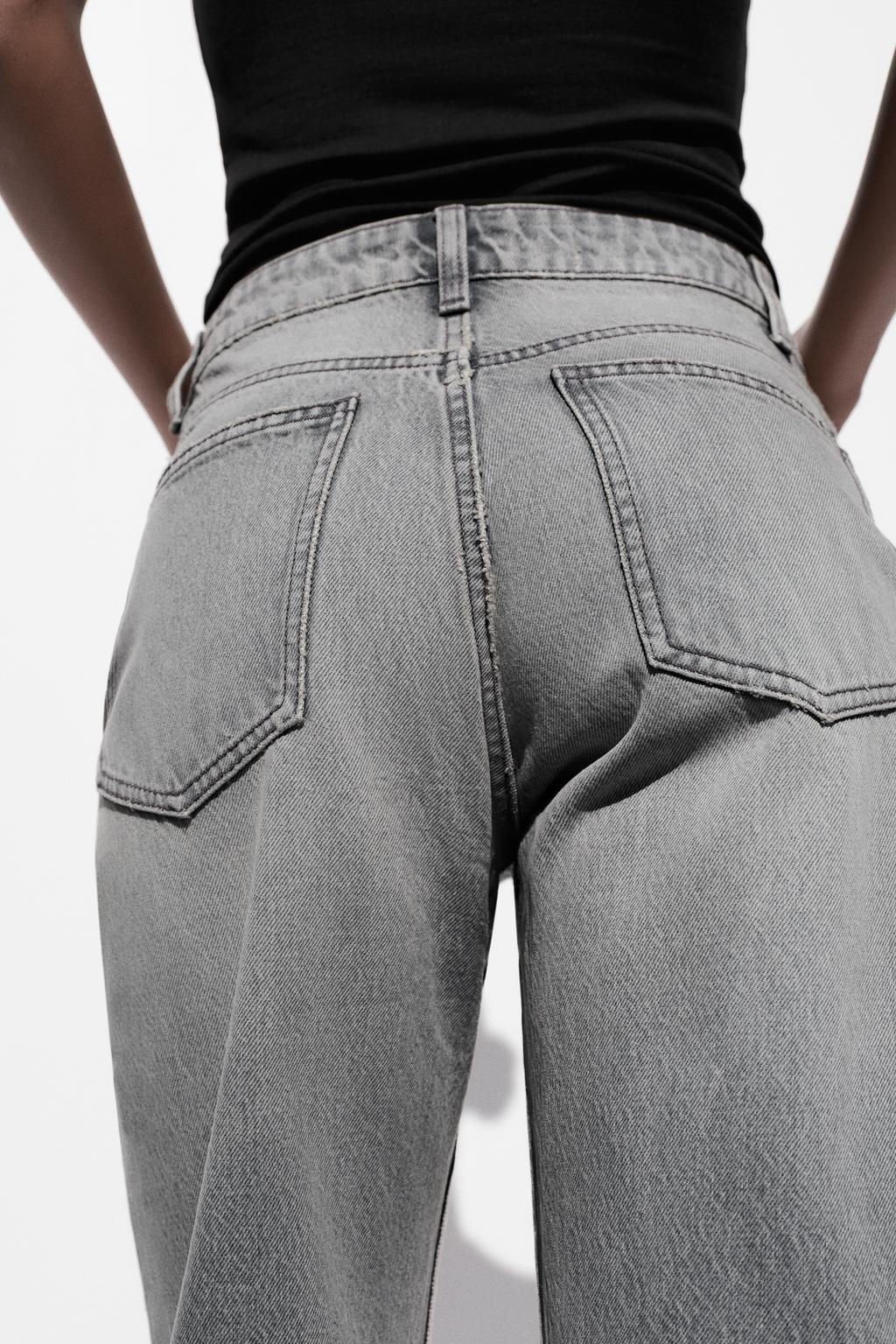 TRF MOM FIT HIGH-WAIST JEANS - Zara фото 9