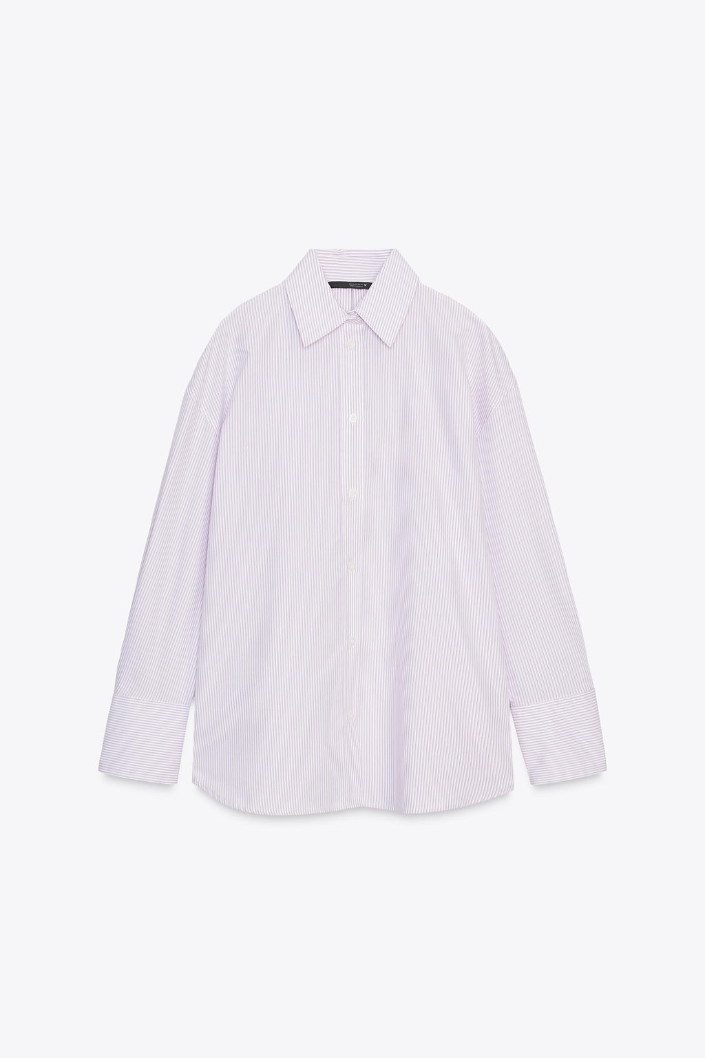OVERSIZE POPLIN SHIRT WITH BACK TIES - Zara фото 6