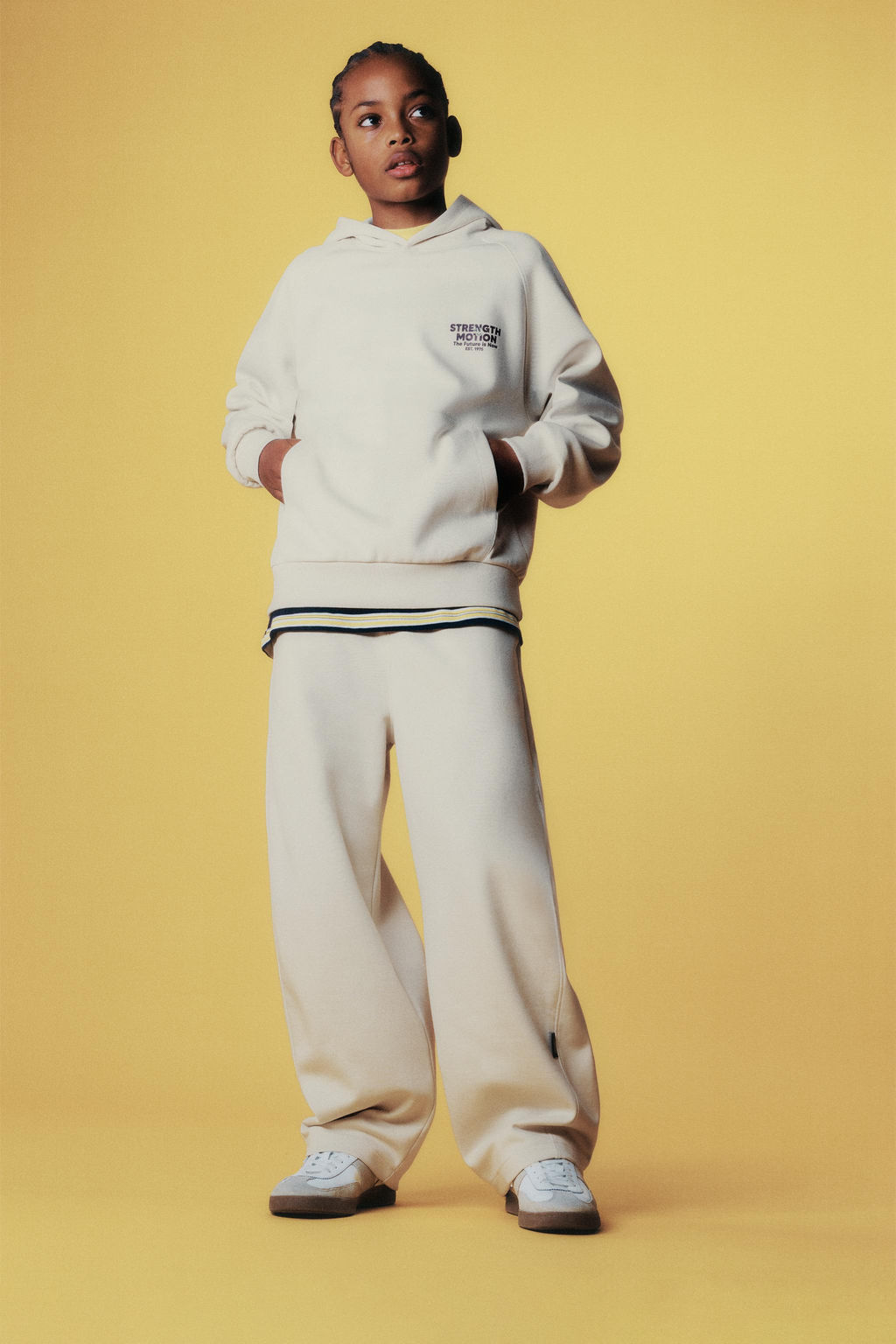 INTERLOCK HOODIE AND JOGGERS SET - Zara фото 9