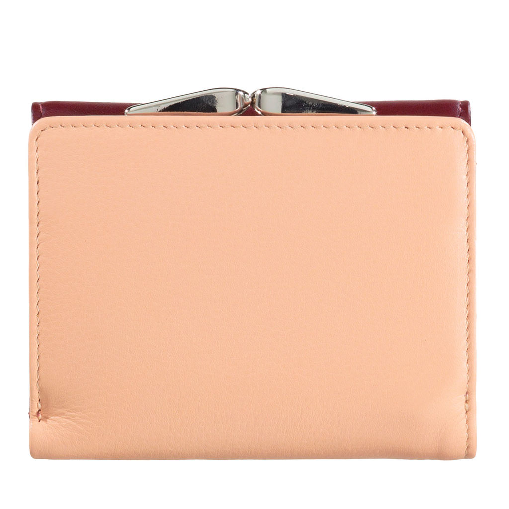 Итальянский женский кожаный кошелек DuDu серии Corsica | бордовый - Dudubags фото 5